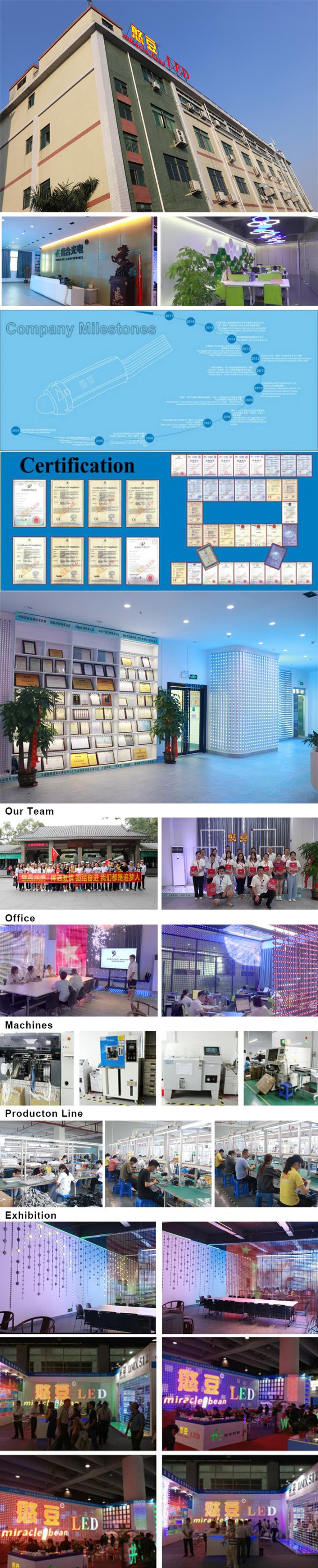 ไฟวันหยุดถาวร 20 มม. 5050 Rgb Rgbw 1903 2904 Dmx512 IC Led Pixel Point Light 11
