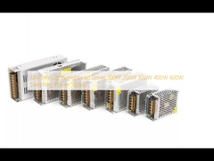 ไดรเวอร์ LED น้ำหนักเบา 12V/24V 100W 200W 300W 400W 600W Switching Power Supply