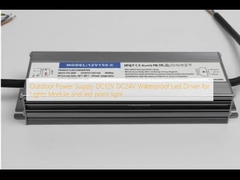 แหล่งจ่ายไฟภายนอก DC12V DC24V ไดรเวอร์ LED กันน้ำสำหรับโมดูลไฟและไฟจุด LED