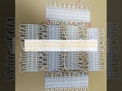 โมดูล LED 7512-5050 RGB กำลังไฟ 0.72W LM60-66LM มุม 160 IP65 พร้อมกล่องไฟแสดงตัวอักษรเรืองแสงต่างๆ