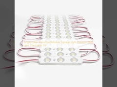 ไฟป้ายโมดูล LED 3 SMD สีเดียว กลางแจ้ง 2835 เลนส์ 1.5w ไฟ 12v