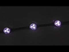 IP67 ไฟจุดภายนอกอาคารสำหรับคริสต์มาสและวันหยุด 12v ไฟ LED SMD3535 RGB LED Pixel Point ขนาด 30 มม.