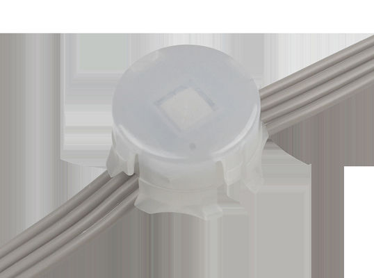 SMD5050 Outdoor RGB LED Point Light 120 Degree Beam Angle 0.3W DC12V PC Body