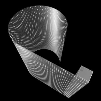 Outdoor P20 Transparent LED Film Display For Advertising Shopping Mall / Media Facade