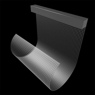 Transparent Glass P10 LED Display Screen Adhesive LED Transparent Film Screen