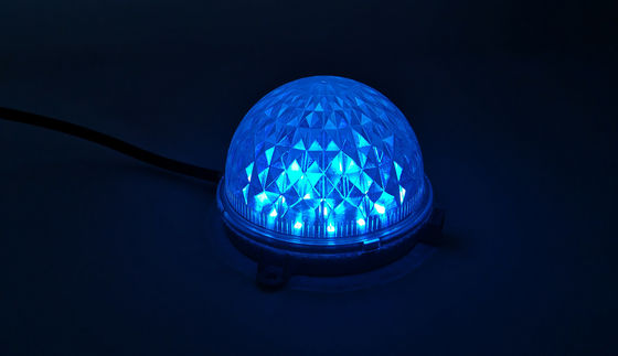50mm RGB LED Point Light Smart Addressable Pixel Light Outdoor IP67 Waterproof High Brightness DMX Control for Building Facade Media Wall Bridge Lighting Holiday Decoration
