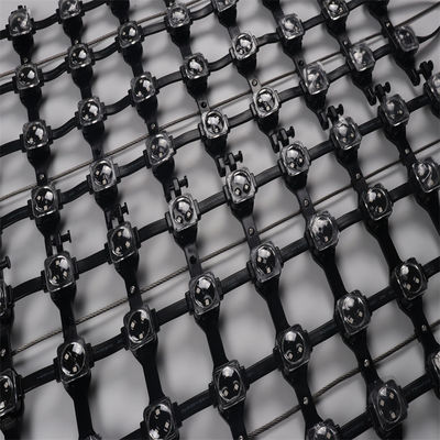 Christmas Advertisement Color LED Mesh Screen IP67 Outdoor Waterproof And Dustproof