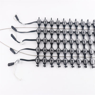 160 Degree Pixel RGB 50mm LED Mesh Curtain Display Screen Video Strip with DMX512 Control