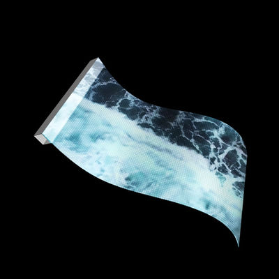 High Power Flexible LED Transparent Film Screen Interior Decoration RGB Light Color