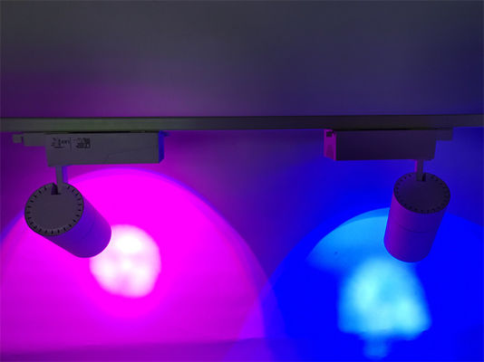 Aluminium Magnetic Surface Mount 40W RGBW LED Track Rail Lighting for Home and Commercial Decoration