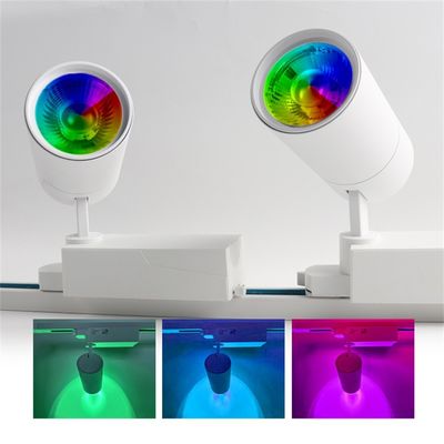Indoor Hall Ceiling Mounted LED Track Lights 24V 40W Dimmable RGBW Colorful