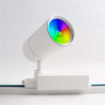 360 Adjustable Movable LED Track Lights Modern Asian Style Aluminum Body For Indoor Shops Meal Bars