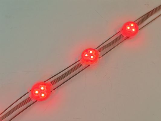 30mm Aluminum Profile RGB Waterproof IP67 Full Color  Plastic Body Permanent Christmas Point Lights