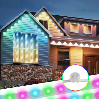 Christmas Colorful LED Eaves Light Decorations Waterproof IP67 Plastic Body LED Light RGBW Control