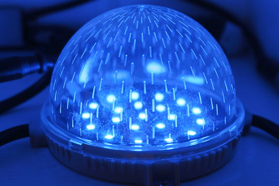 100mm 24V RGB DMX512 IP67 Waterproof LED Point Light with 120° Beam Angle