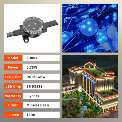 25mm Outdoor LED Point Light with IP67 Waterproof Adjustable Color Temperature and DC12V Power Supply