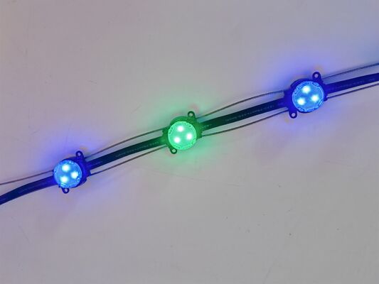 30mm 12V SMD3535 RGB IP67 Waterproof LED Point Light with 120° Beam Angle and DMX512 Control