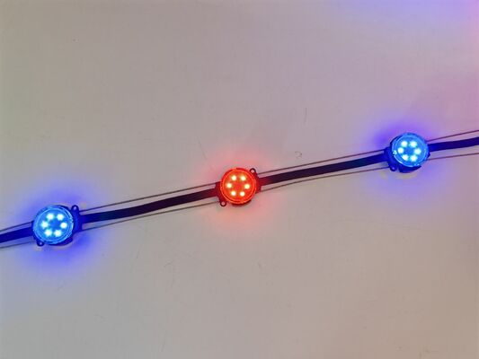 30mm RGBW LED Pixel Light IP67 Waterproof DC12V Outdoor Point Light for Building Facade