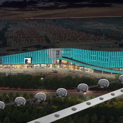 50mm RGB Pixel Point Light Source 1.5W DMX512 IP67 Waterproof 120° Beam Angle Outdoor