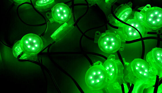 Street Side LED Point Lights 30mm Ip67 Pc Programmable Full Color Contour Lighting For Festival And Event Ambiance