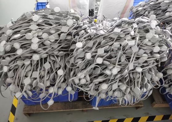 Addressable 40MM 50MM Dmx Rgb Led Pixel Point Logo Light Sign Led Amusement Lighting