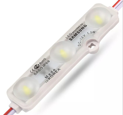 ความสว่างสูง 12V 1.5W โมดูล LED แบบฉีด Super Ultrasonic SMD5730 SMD2835