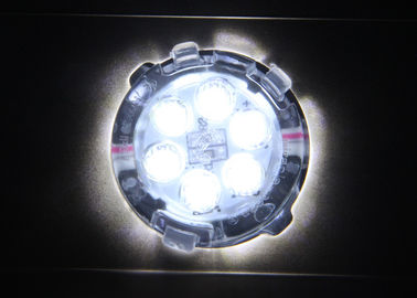 ไฟ LED สีเขียว 30 มม. IP67 6 นำ DC24V 0.6W พร้อม Epistar จากไต้หวัน