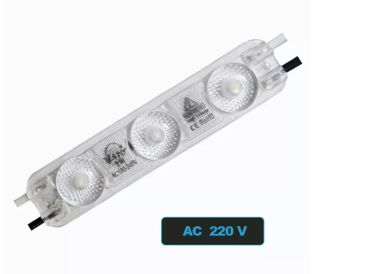 3 LED 12V ไฟ LED โมดูล 2835 AC110V 220V 3M เทปติดตั้งไฟโฆษณา