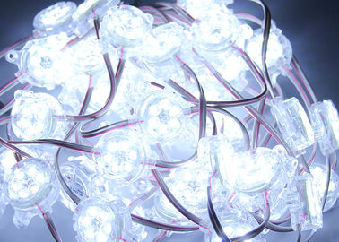 การ์ดหน่วยความจำ RGB 30 มม. IP67 6 ช่องสัญญาณ LED เข้าสู่ระบบ DC24V พิกเซล LED สำหรับกล่องไฟส่องสว่าง