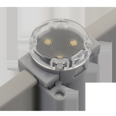 ไฟ LED จุด IP67 ที่กำหนดเอง 0.6W 12V 30mm SMD3535 Outdoor Single Color