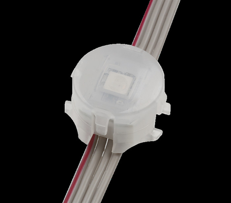 กลางแจ้ง IP67 0.3W DMX512 Smd5050 DC12V 20 มม. RGB จุดไฟ LED มิราเคิลบีน