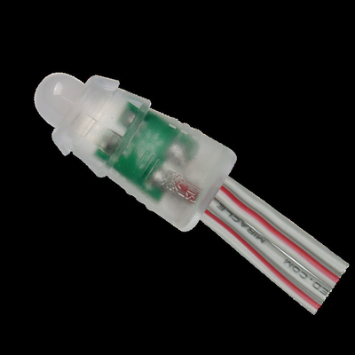 ไฟ LED พิกเซลกลางแจ้ง 0.3W DC12V 12 มม. DMX512 RGB IP67 กันน้ำ