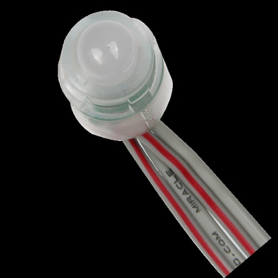 IP67 ไฟ LED Pixel กันน้ำกลางแจ้ง 12 มม. 0.3W DC5V TTL6898 RGB