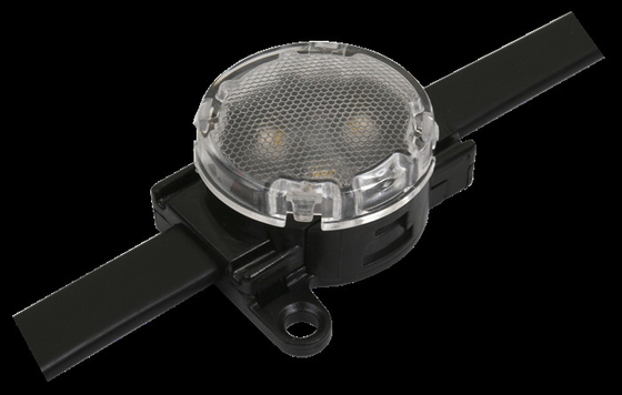 DMX512 IP67 สมาร์ท RGB จุดไฟ LED กันน้ำ DC24V 0.75W 30 มม. SMD3535