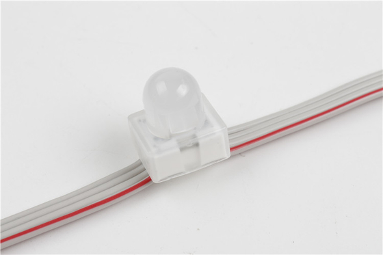 ไฟ LED จุดพิกเซลขนาดเล็ก 12 มม. RGB กันน้ำ IP67 0.3W 12V