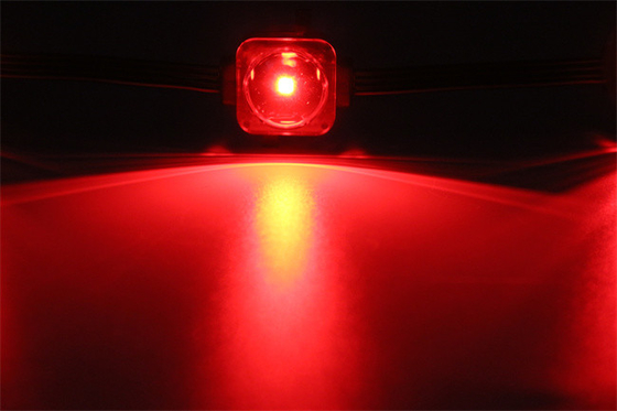 RGBW จุดไฟ LED กันน้ำ 25 มม. SMD3535 DMX512 IP67 DC12V 0.75W