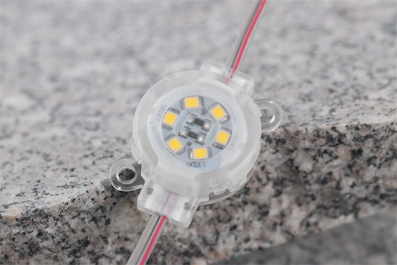 DC12V 0.6W จุดพิกเซล LED กันน้ำ IP67 SMD2835 30mm 6500K PC Anti - UV