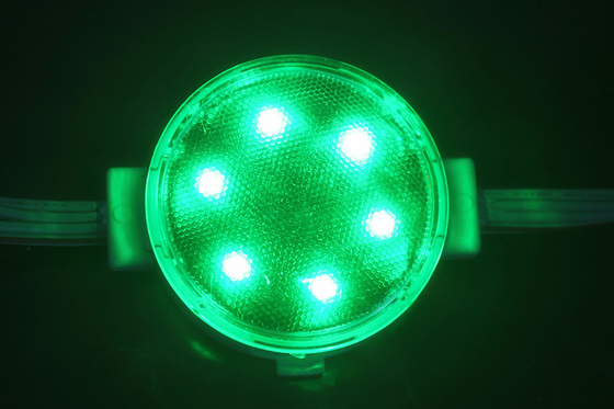 fully-Waterproof  IP67 1.5W  DC24V  SMD3535 40mm  RGB led pixel point source light  and advertisement  outdoor lights