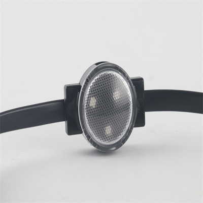 หน้ากากโปร่งแสงจุด LED สีเดียว 0.6w 12v 30000H ช่วงอายุ SMD3535