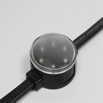 กันน้ำกลางแจ้ง IP67 1.5W RGB DMX 512 Smd3535 DC24V 50mm ไฟ LED จุด