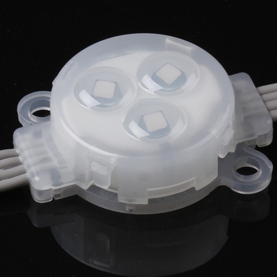 กันน้ำกลางแจ้ง 1W Smd3535 DMX512 DC12V 30 มม. RGBW จุดไฟ LED IP67