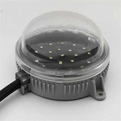จุดไฟ LED สีเดียว 100 มม. กันน้ำกลางแจ้ง IP67 5W Smd3535 DC24V