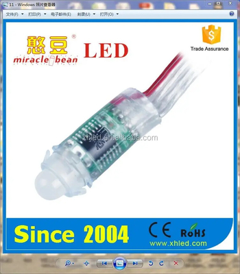DC5V 12 มม. ไฟ LED พิกเซลกันน้ำ WS28110.3W RGB Pixel LED ที่มีคุณภาพระดับมืออาชีพ