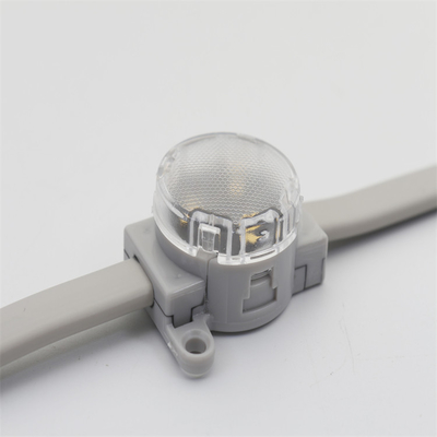 กันน้ำ IP67 0.75W Smd3535 DC12V 30 มม. ไฟ LED จุดสีเต็ม