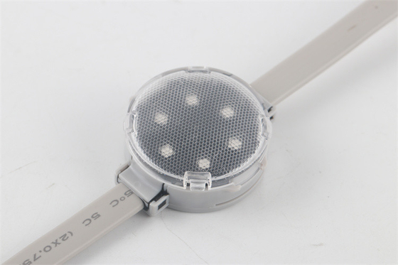 IP67 จุดไฟ LED 1.8W DC15V 40 มม. Smd3535 DMX512 3RGB + 3W แหล่งกำเนิดแสงพิกเซลสัญญาณ