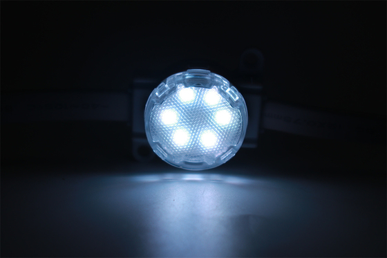 SMD3535 ไฟกันน้ำกลางแจ้ง DC24V IP67 ขนาด 30 มม. สี RGBW