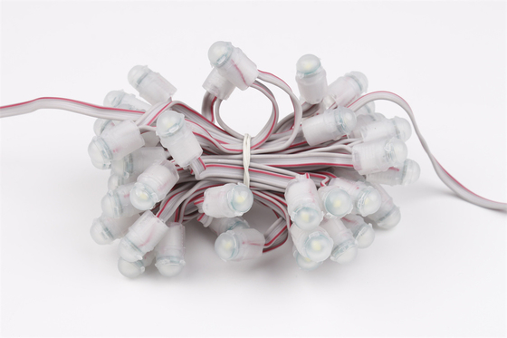 ไฟ LED พิกเซล 9 มม., DC12V 0.2W ไฟ LED กันน้ำ IP67 SMD2025