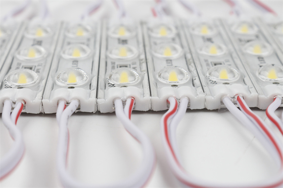 RGB Full Color 1.2w 12v Outdoors IP67 Waterproof 2835 3LED SMD Injection LED Module For Advertising