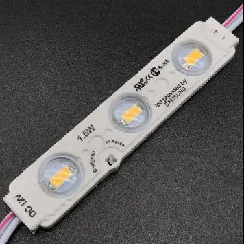 โมดูลไฟ LED ฉีด SMD2835 กลางแจ้งสีเดียว IP67 ไฟพื้นหลัง LED DC12V