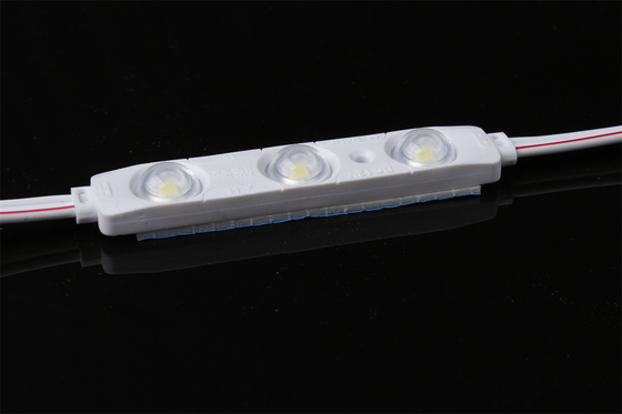 12V 3-Light SMD 2835 LED Module with 1W Sign Lens IP67 PC Body Pixel Lights for Outdoor Decoration